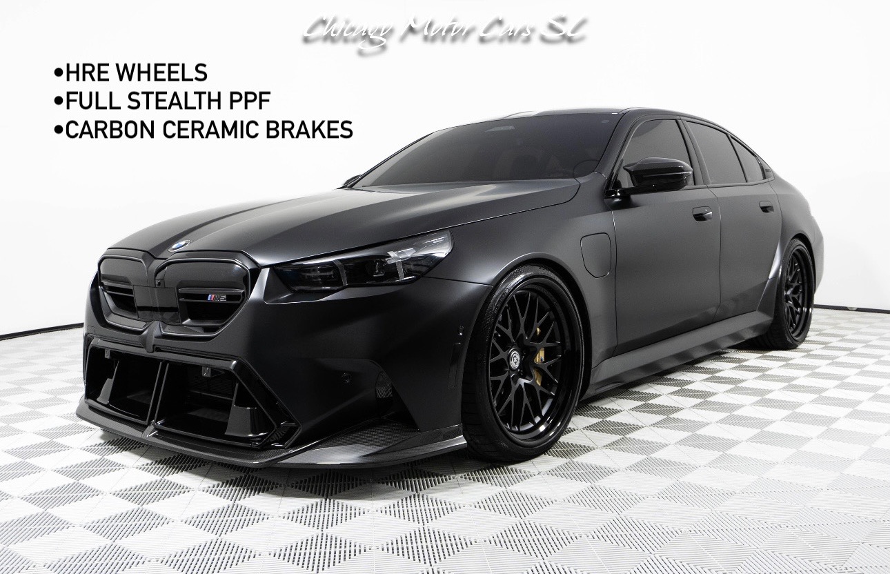 Used 2025 BMW M5 $139K+ MSRP Carbon Ceramics Full Stealth PPF HRE